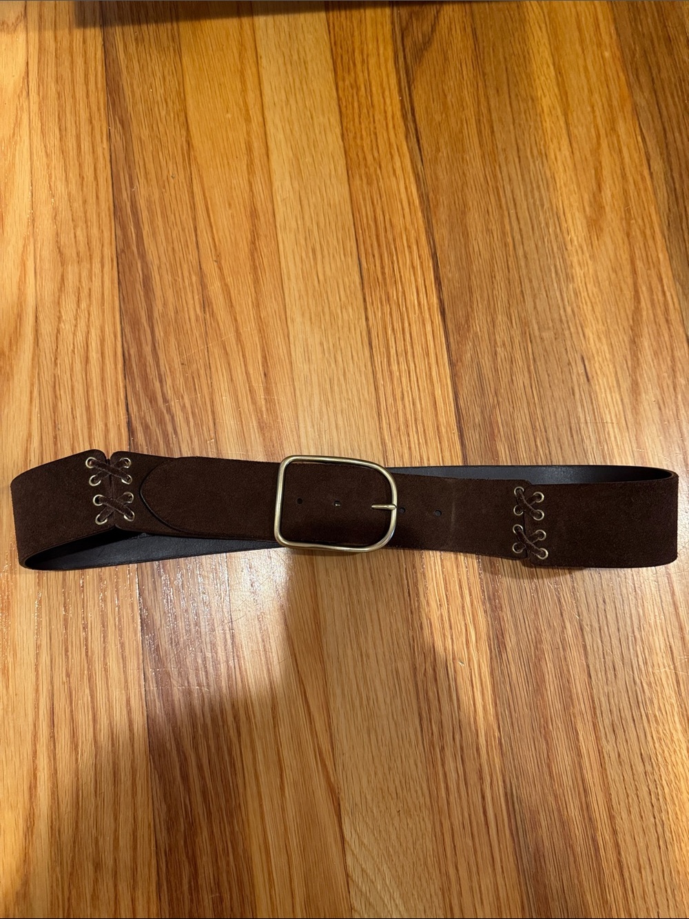 Coach brown suede belt like new!